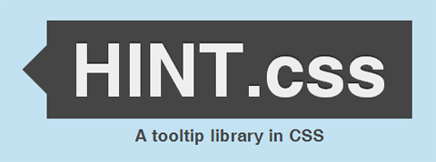 文字提示工具：Hint.css