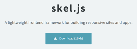 Skel.js :创建响应式网页布局框架