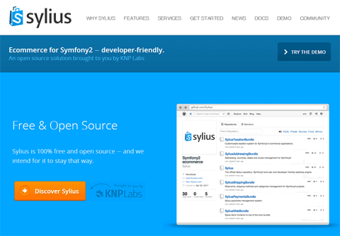 开源PHP电子商务解决方案 – Sylius