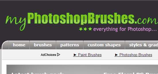 myphotoshopbrushes笔刷网站