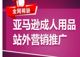 亚马逊成人用品站外营销推广